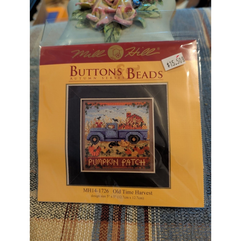 New Kit Mill Hill Buttons Beads Autumn Series MH14-1726 Old Time Harvest